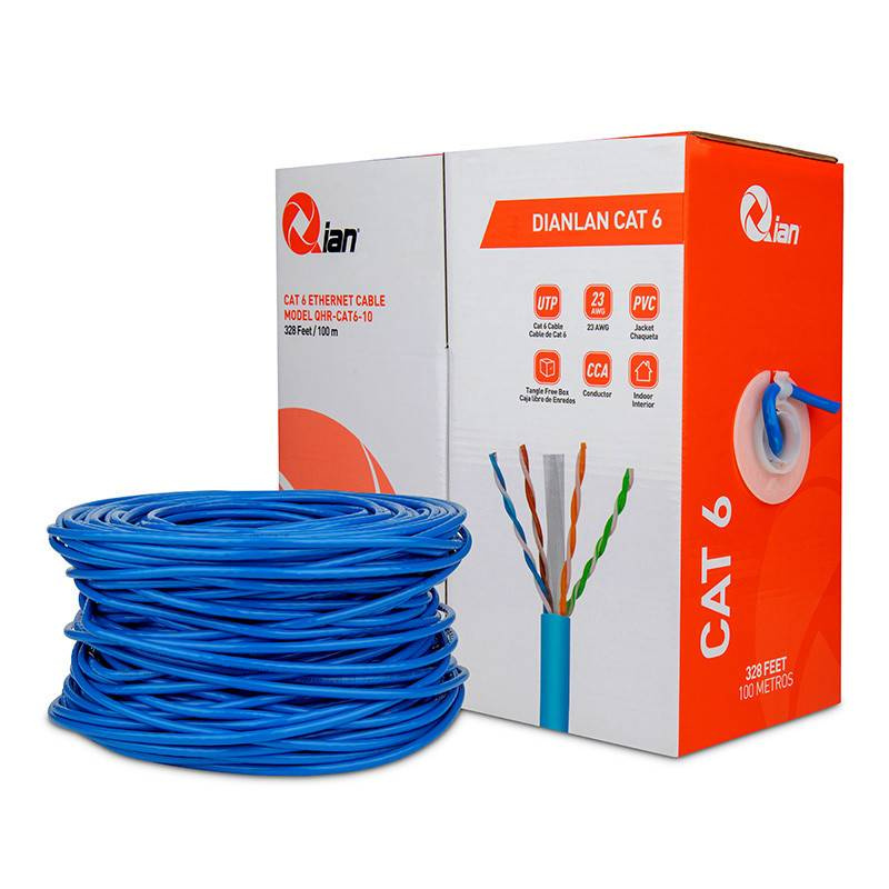 Cables para Video Vigilancia Qian QHR-CAT6-10