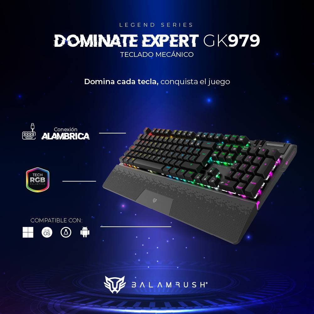 Teclado Balam Rush GK979 